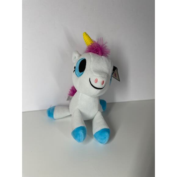 BARK Plush Carnival Dog Toys Perfect Pitch Squeaky Crinkle Ball Unicorn Lot of 2 - Picture 3 of 8